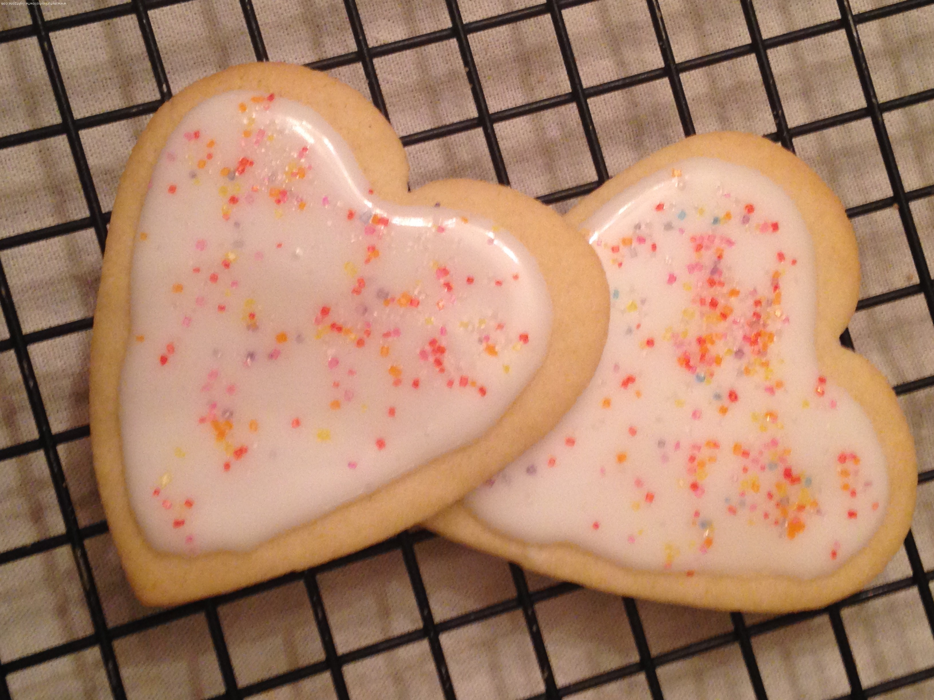 valentine sugar cookie cutouts